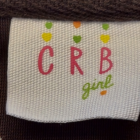 C R B Girl's Navy Velour Jacket - Picture 8 of 11